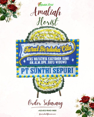 Papan Bunga Duka di Aek Parombunan